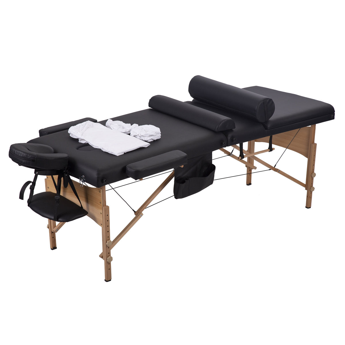 Best Massage 28-in. Spa Portable Massage Table with Adjustable Backrest