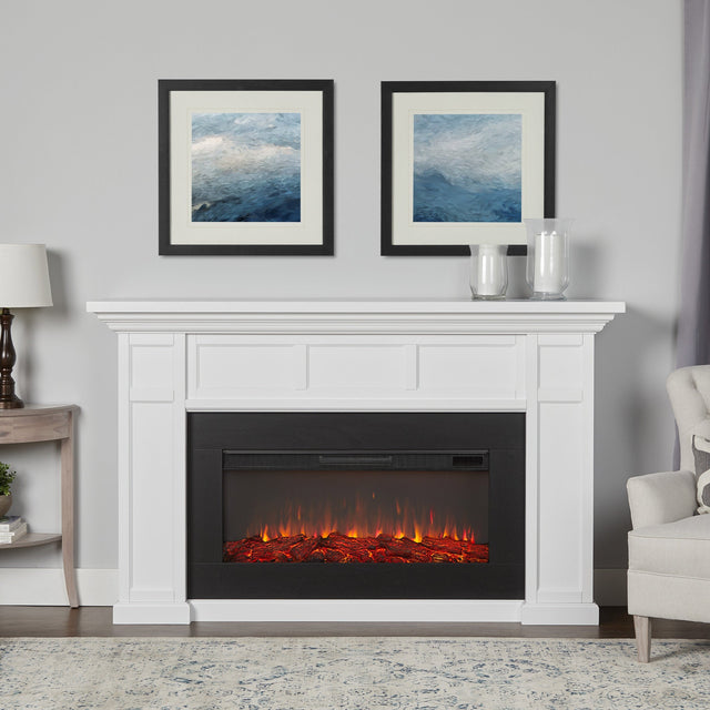 Real Flame Alcott 190.5 cm (75 in.) Landscape Electric Fireplace S3