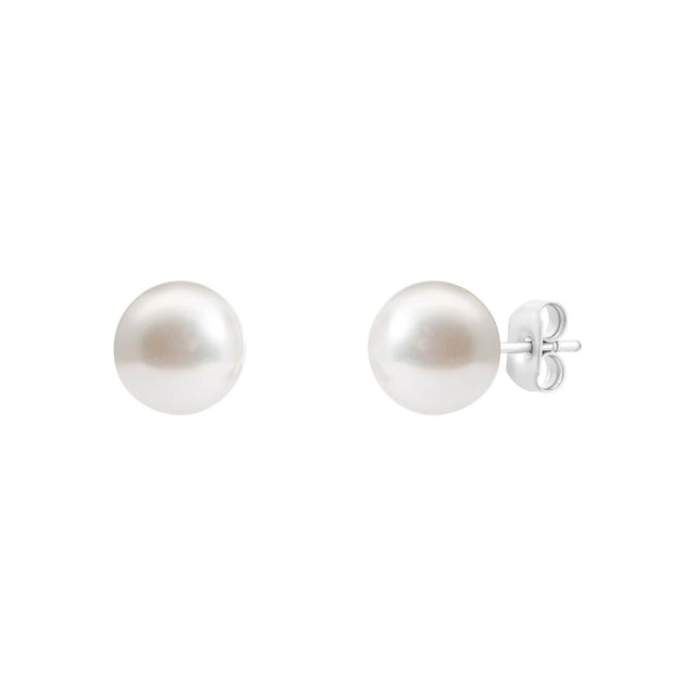 8.5 - 9 mm Cultured Akoya Pearl Earrings K8