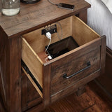 Alpine Ridge Rustic Solid Wood 5-piece King Bedroom Set