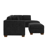 Thomasville Walsen 3-piece Fabric Sectional with Storage Ottoman