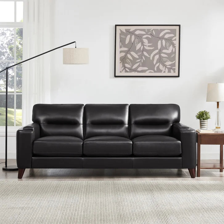 Prospera Home Sorena Top-grain Leather Sofa and Chair