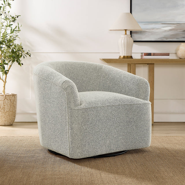 Thomasville Fabric Swivel Chair R7