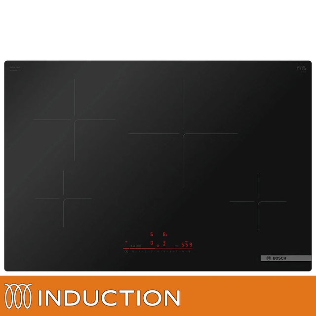 Bosch 500 Series 30 in. Black Induction Surface Mount 4 Burner Cooktop J3
