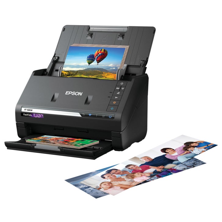 Epson FastFoto FF-680W Wireless High-speed Photo and Document Scanning System