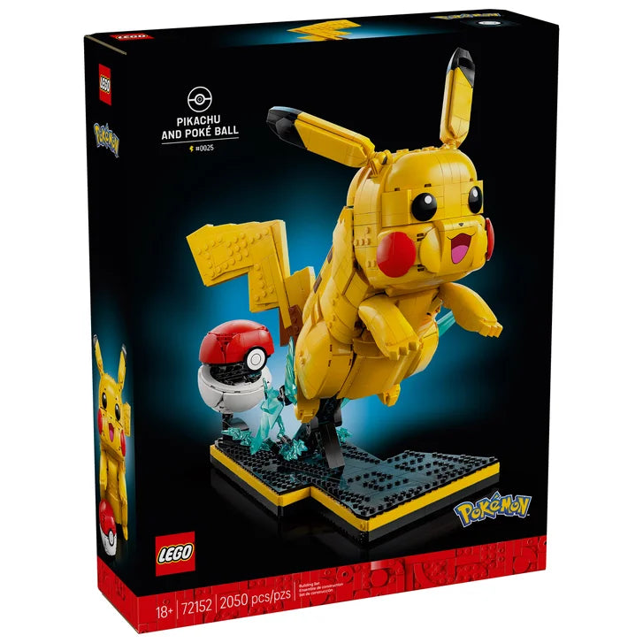 LEGO Pokémon Pikachu and Poké Ball 72152