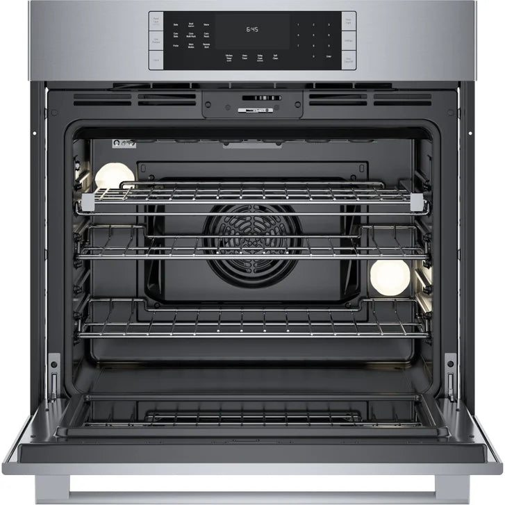Bosch 800 Series 30 in. 4.6 cu ft. Stainless Steel Electric Single Wall Oven with Air fry