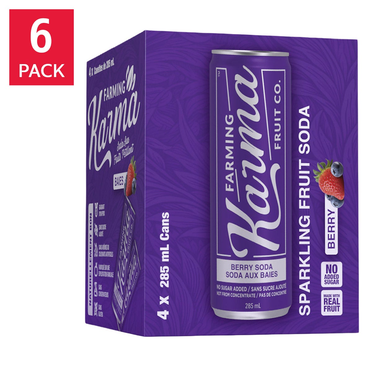 Farming Karma Soda, 285 mL 24-pack