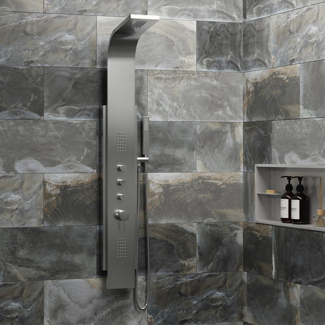 PULSE ShowerSpa Malibu 2-Jet Shower Panel with Handshower L4