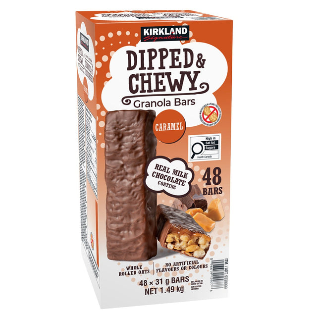 Kirkland Signature Dipped and Chewy Granola Bar, 1.49 kg Y1