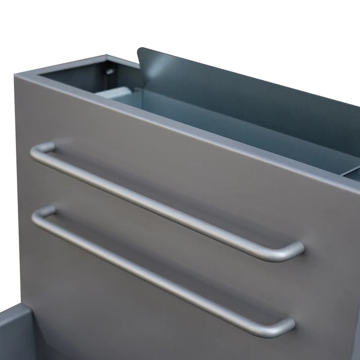 Forno 15.5 in. 50 lb Stainless Steel Natural Gas Commercial Deep Fryer with Twin Baskets