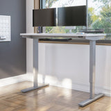 Bestar Upstand 61 cm x 122 cm (24 in. x 48 in.) Height Adjustable Desk with Dual Monitor Arm