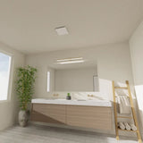 Dewstop Selectable 50-80-110 CFM Bathroom Exhaust Fan with Humidity Sensing Switch