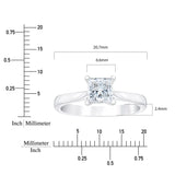 Princess Cut Diamond Solitaire Ring (1.00 ct)