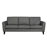 Riviera Contemporary Top Grain Leather Sofa