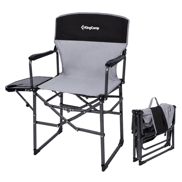 KingCamp Quick Fold Director's Chair with Oversized Seat J9