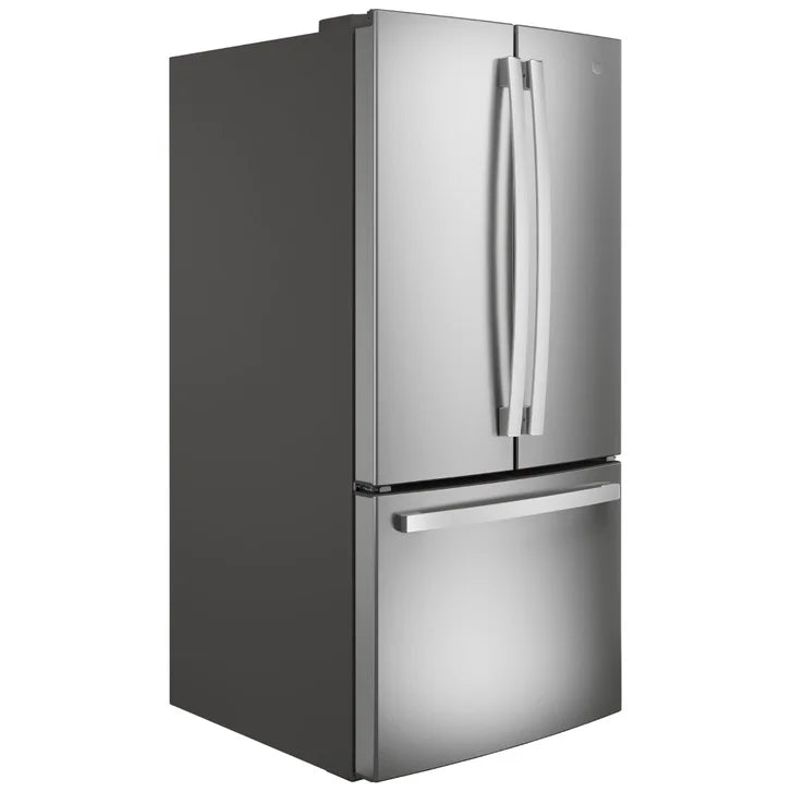 GE 33 in. 24.8 cu ft. Stainless Steel French Door Refrigerator with Internal Water Dispenser