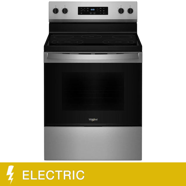 Whirlpool 30 in 5.3 cu ft. Electric 5 Element Range with Dual Radiant Elements B0