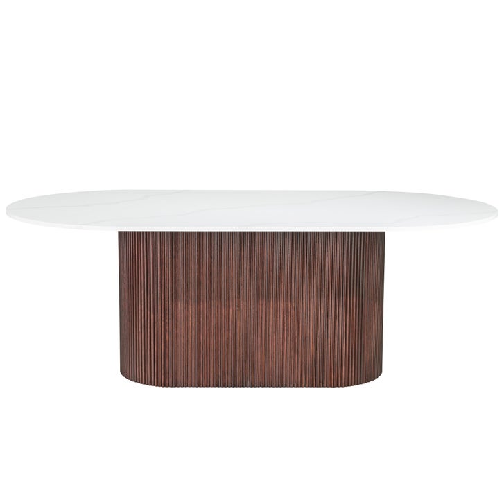 Alera Solid Quartz Dining Table, 218 cm (86 in.)
