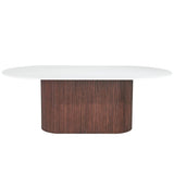 Alera Solid Quartz Dining Table, 218 cm (86 in.)