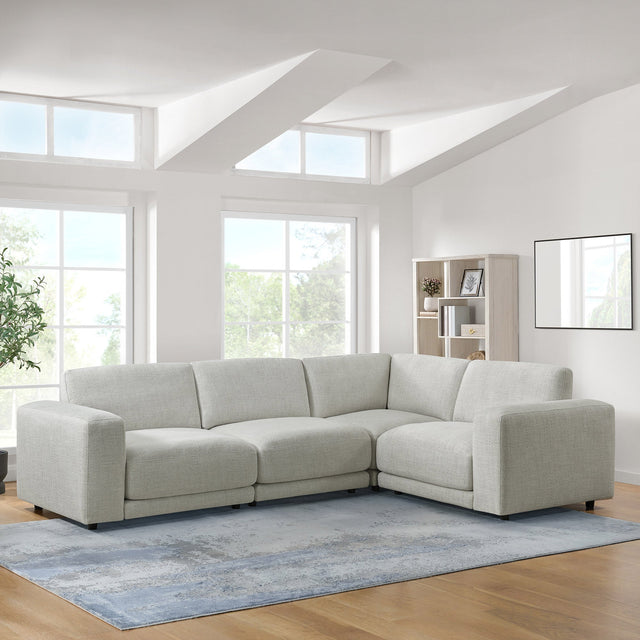 Kegan – 4-piece Modular Fabric Sectional O3