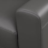 Galleria 2-piece Top Grain Leather Left-hand Facing Sectional