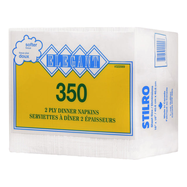 Stilro Elegant 2-ply Dinner Napkins, 350-count D8