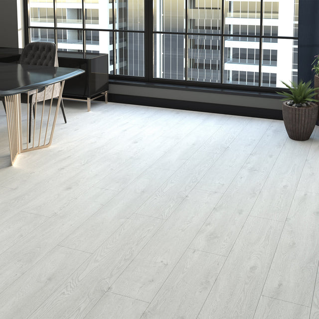 Mono Serra Malaga 12MM Thick 7.4 in. X 47 in. AC3 Laminate Floor (14.59 sq. ft.) H9