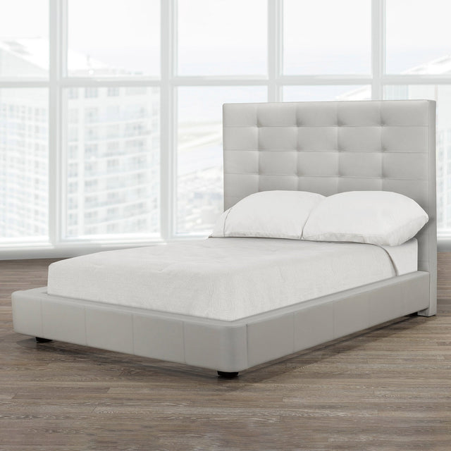 Urbania Modern Top Grain Leather Bed C3