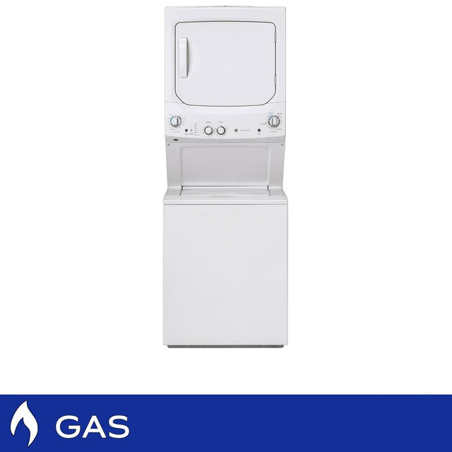 GE White 27 in. 4.4 cu. ft. Washer and 5.9 cu. ft. Dryer Laundry Centre I2