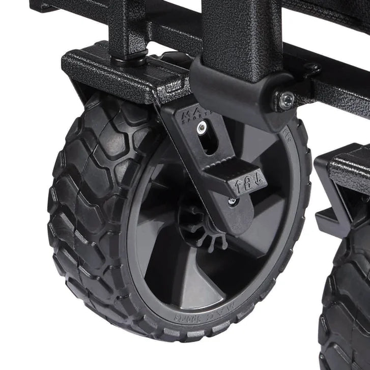 Mac Sports Deluxe Push Pull Folding Wagon with Brakes
