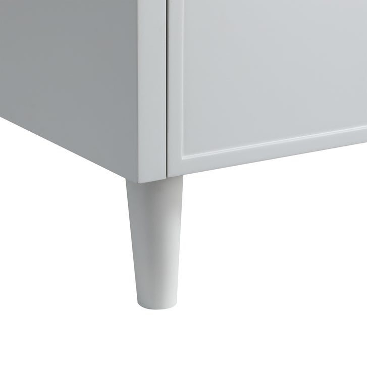 SERA Cape Cod Vanity in Hampton Grey Finish with Engineered Calcutta Marble Countertop
