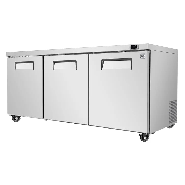 Kenmore PRO 72.5 in 19.4 cu ft. Stainless Steel Convertible 3 Door Freezer or Refrigerator