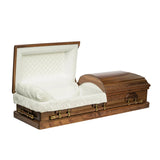 Walker Casket - Woodington Solid Wood Casket - Expedited shipping