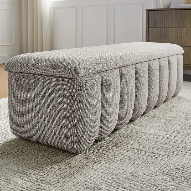 Aiden & Ivy Furniture – Fabric Storage Ottoman