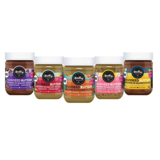 Healthy Crunch Seed Butter Variety Pack, 5 x 340 g Z3