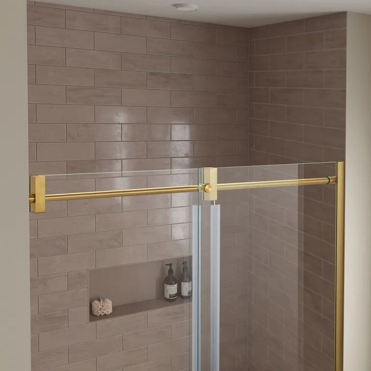 OVE Decors Dayton Frameless Glass Alcove Shower Door