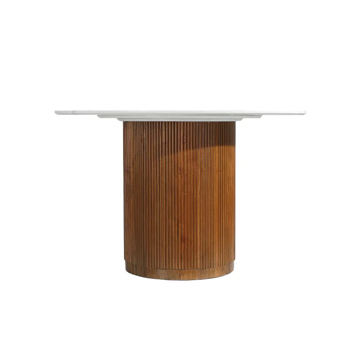 Troy Solid Quartz Round Dining Table