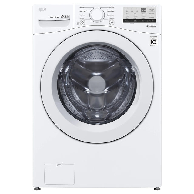 LG 5.2 cu ft. White Front Load Washer with Cold Wash Technology H1