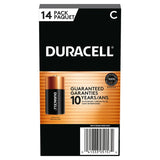 Duracell CopperTop C Batteries, 14-count