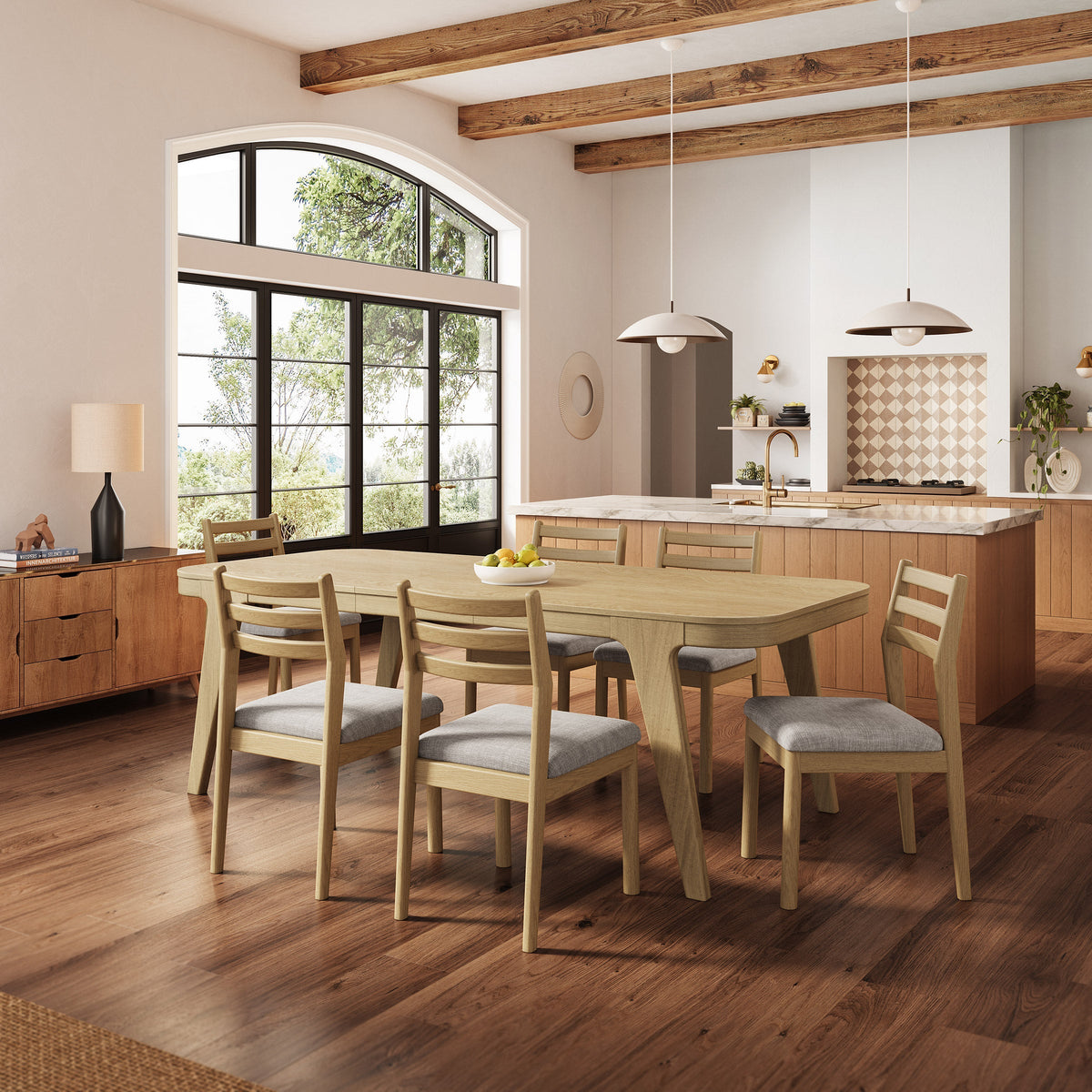 Alpine Loft 7-piece Dining Room Set