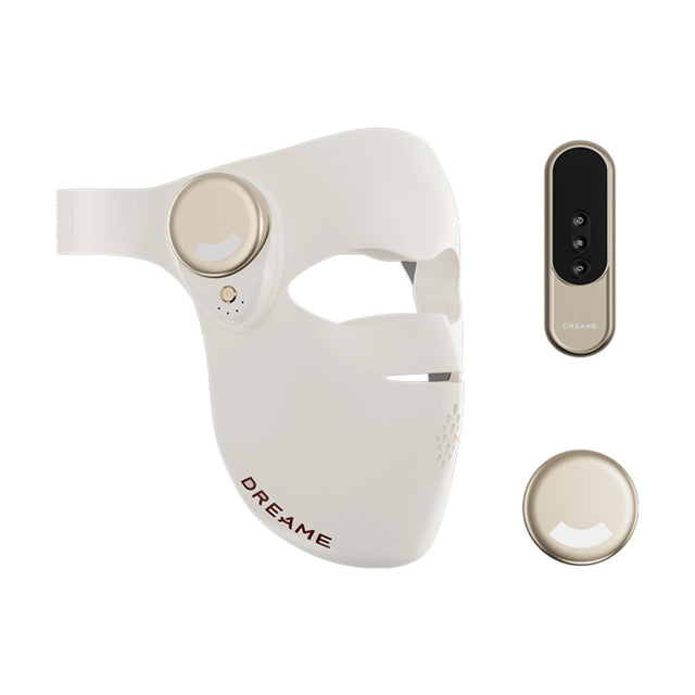 Dreame Chrona Cordless Portable LED Anti-Aging Red Light Therapy Mask with Spare Battery R0