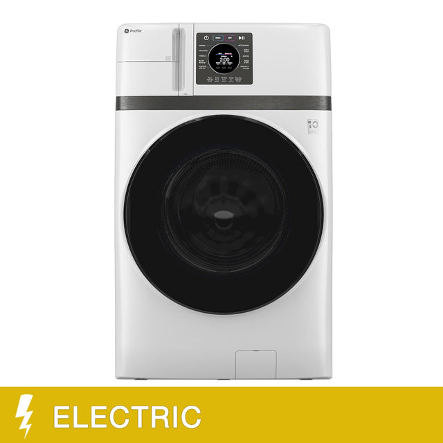 GE 28 in. 5.3 cu. ft. White All-in-One Front Load Washer and Dryer Combo with Ventless Heat Pump Technology U0