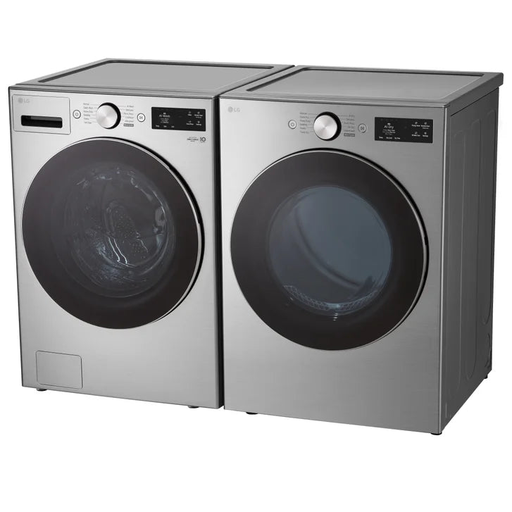 LG Laundry Bundle 5.8 cu ft. Front Load Washer and 7.4 cu ft. Electric Dryer
