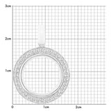 Round Brilliant Diamond Circle Pendant (0.25 ctw)