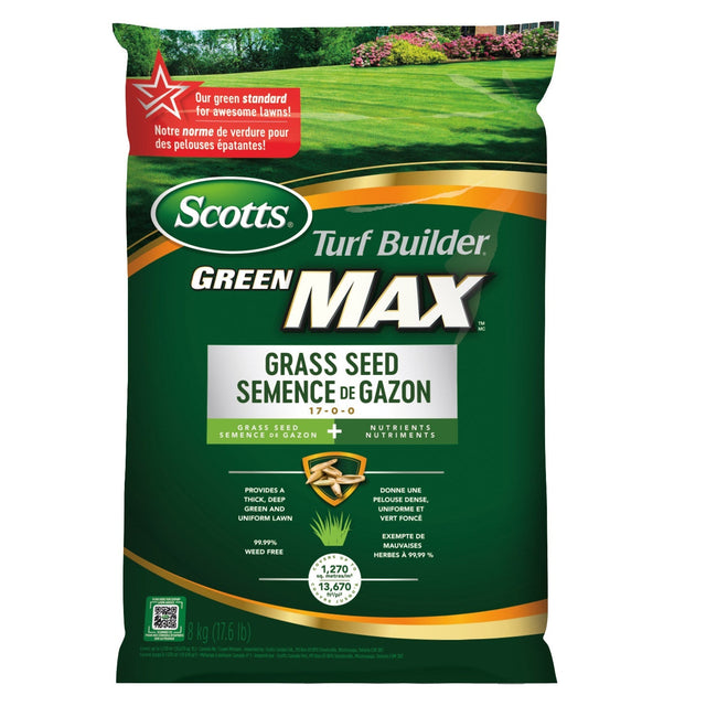 Scotts Turf Builder Green Max Grass Seed Mix 8kg B9
