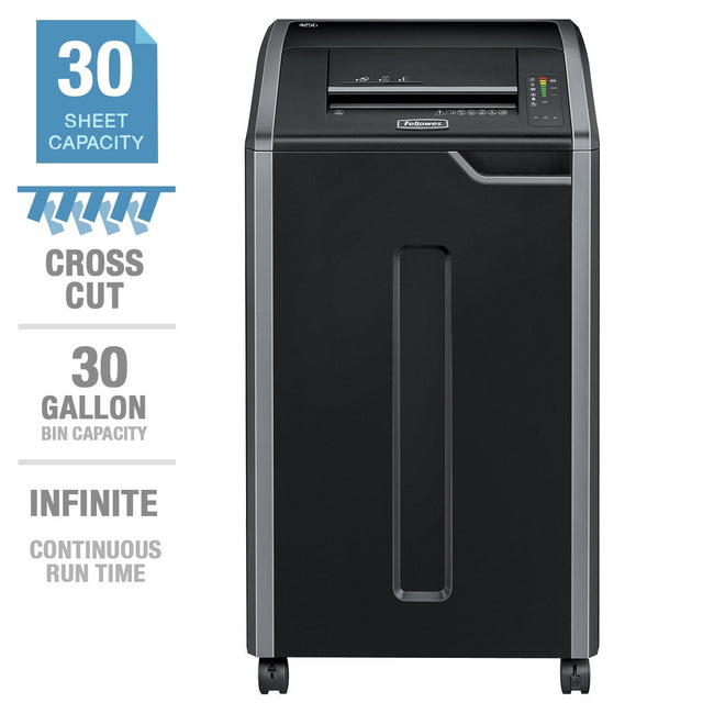 Fellowes Powershred 425 Ci 100% Jam-proof Cross-cut Shredder Q8