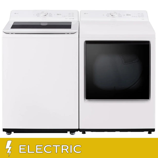 LG Laundry Bundle 5.8 cu. ft. Top Load Washer and 7.3 cu. ft. Electric Dryer T1