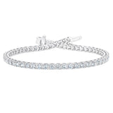 Round Brilliant Diamond Tennis Bracelet (5.00 ctw)