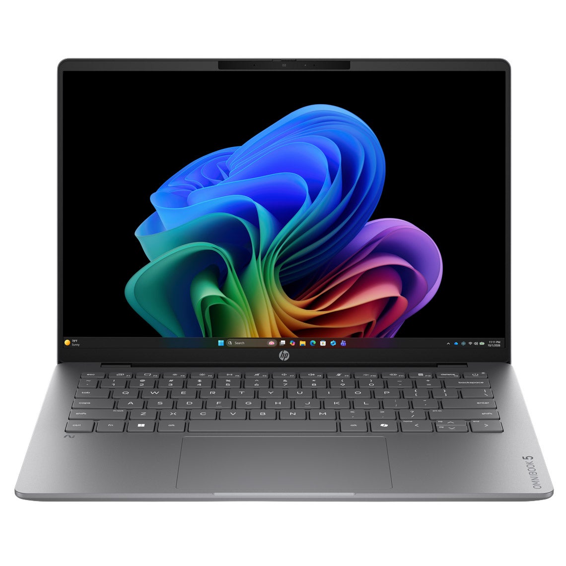 HP OmniBook 3 OLED 14-in Laptop Copilot+ Snapdragon X X1-26-100 - 16GB RAM,1 TB SSD, Qualcomm Adreno Graphics